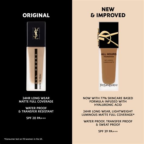 yves saint laurent all hours foundation shades|Altro.